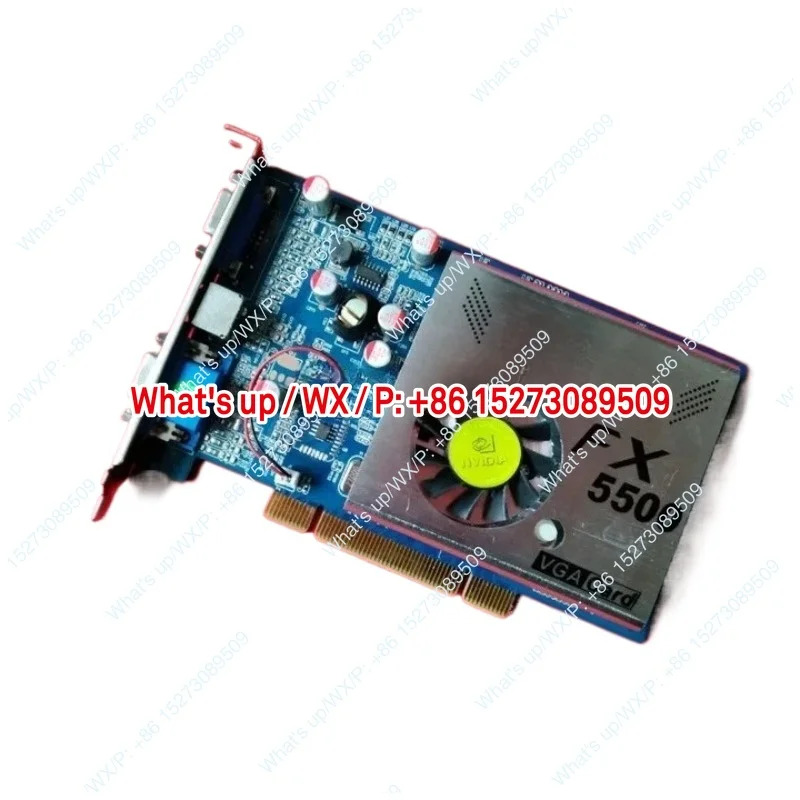 리퍼 PCI 그래픽 카드 GeForck호환FX5500 256MB 듀얼 VGA 단일 화면 독립 출력 지원 XP