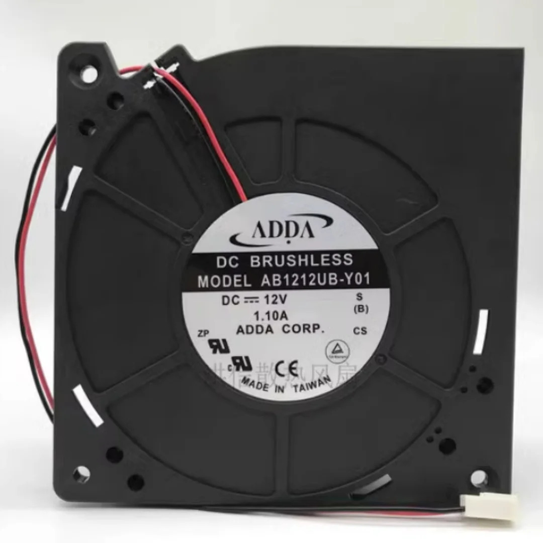 JFG 오리지널 ADDA AB1212UB-Y01 12V 1.10A 12CM 12032 이선식 블라스트 쿨링 팬