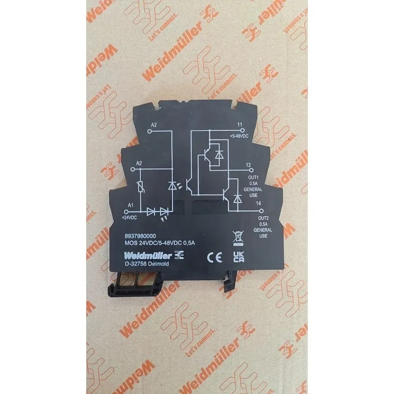 오리지널 Weidmller 솔리드 스테이트 릴레이 8937980000 MOS 24VDC/5-48VDC 0.5A 1PCS