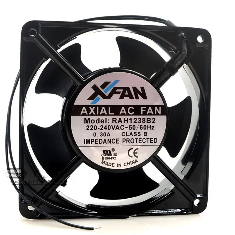 JFG XINRUILIAN RAH1238B2 AC 220V 240V 50/60Hz 0.3A 3000RPM 12cm 12038 mm 이볼 베어링 냉각팬