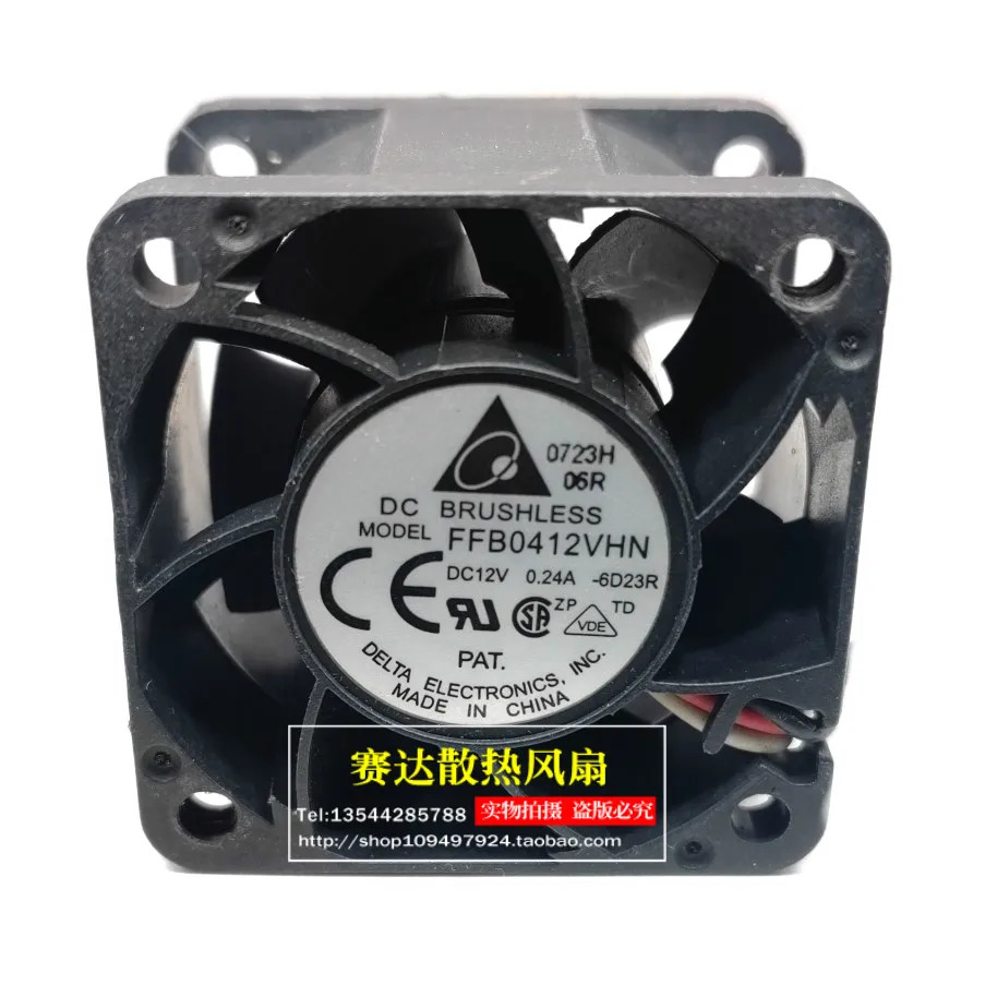 델타 FFB0412VHN 4028 12V 0.24A 스위치 서버 냉각팬 40x40x28mmJFG