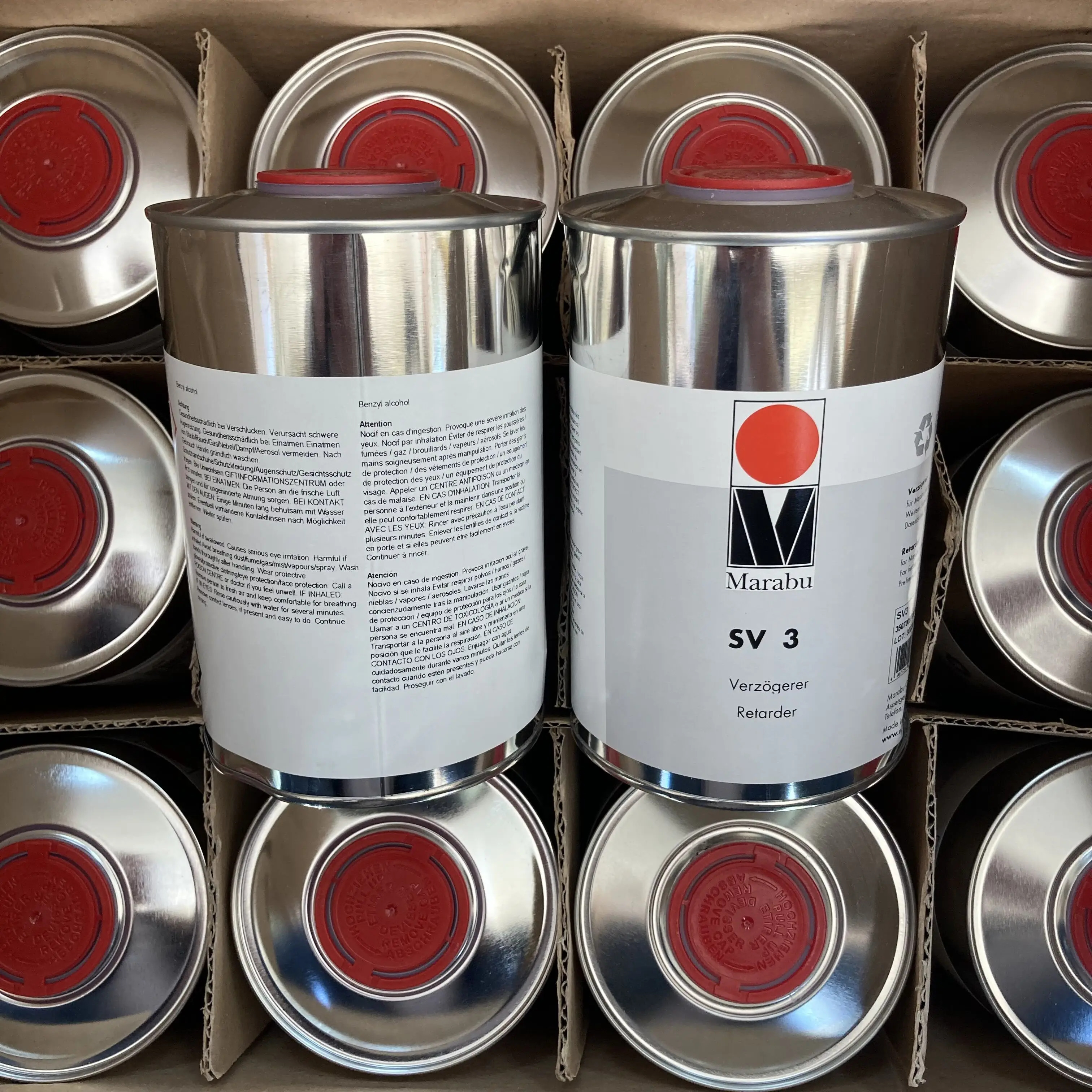 마라부 SV3 드라잉 에이전트 시너 500ml 스크린 패드 인쇄용