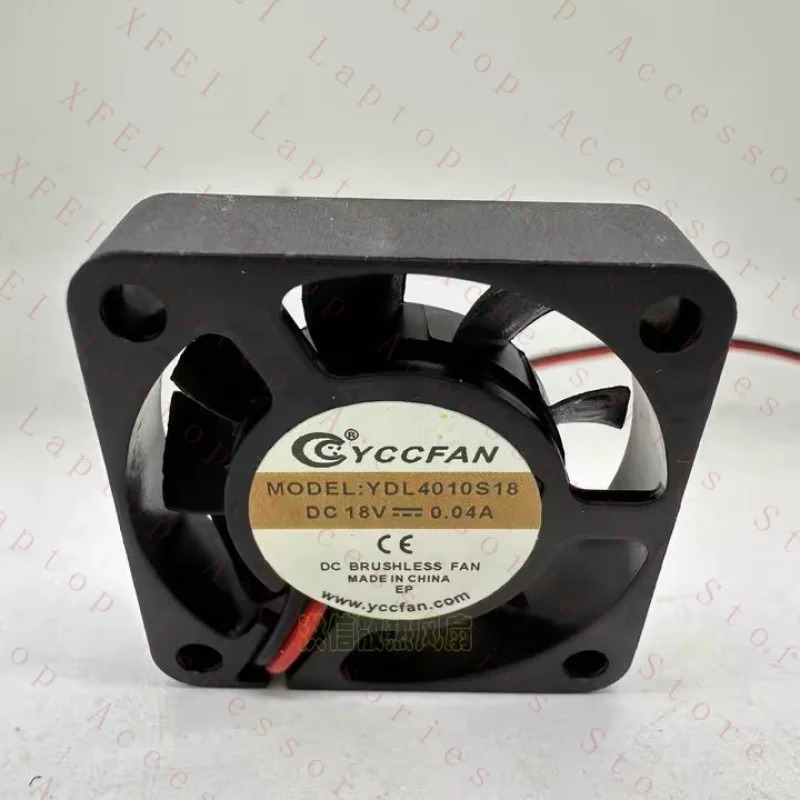 C YCCFAN 팬YDL4010S18 DC18V 0.04A 4010 40x10MM 2선 냉각팬
