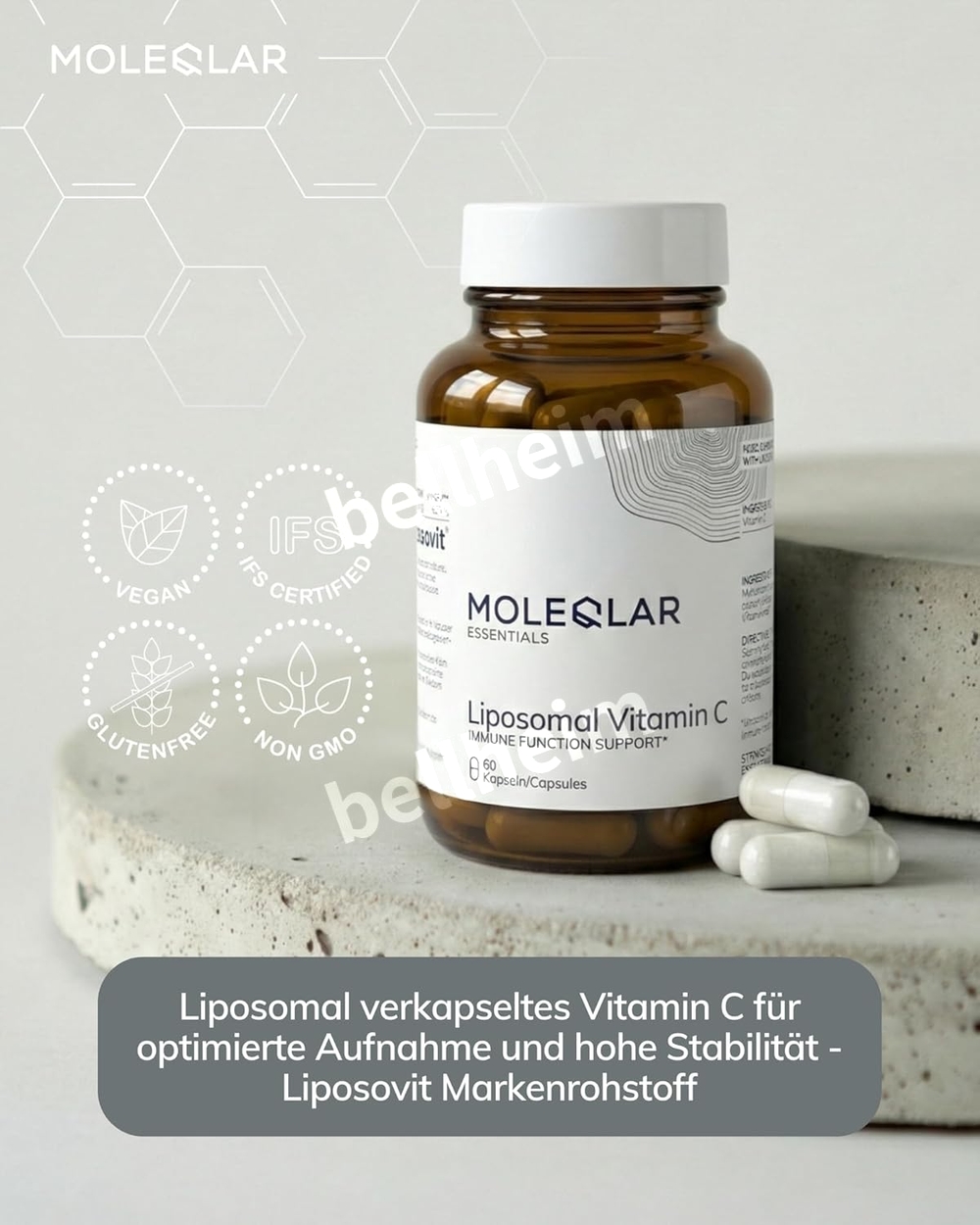 몰레클라 리포좀 비타민C 500mg 60캡슐 - 상세 이미지 2