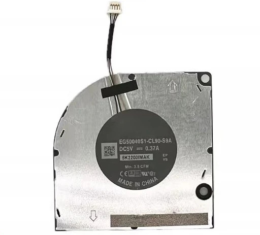 Dell Latitude 7320 E7320 0XCNHG DC 5V 0.37A EG50040S1-CL90-S9A Min 3.5 CFM노트북 쿨러 CPU 팬