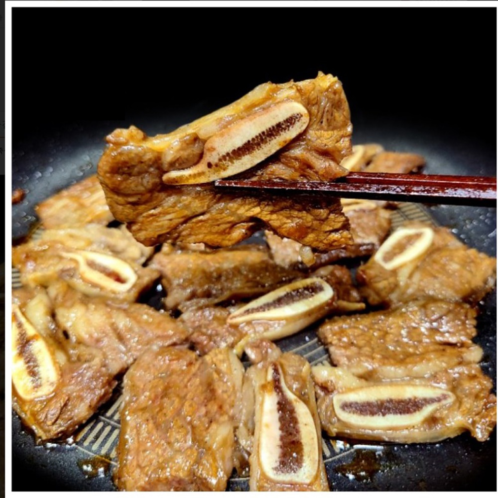 VYF 양념LA갈비 1.2kg 꽃갈비살 블랙앵거스 - 상품 이미지