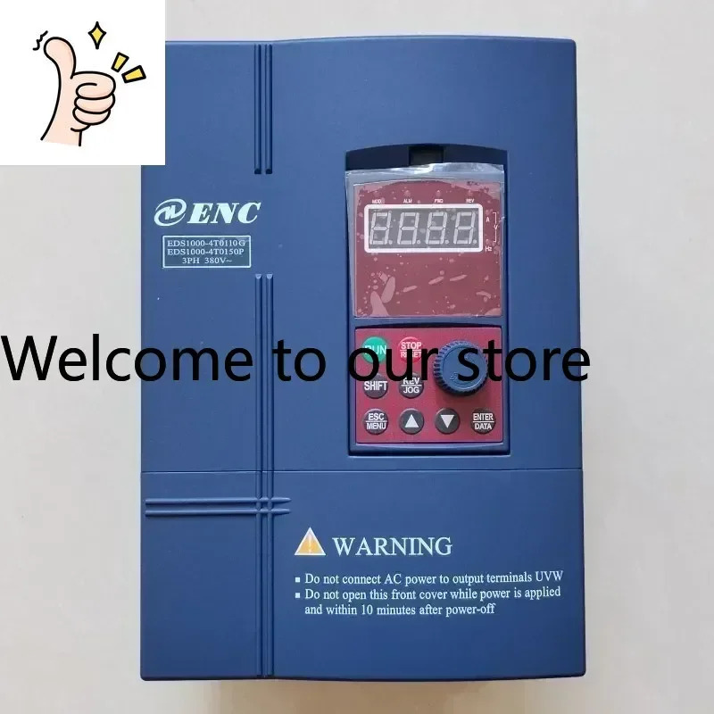2025.4ENC Yineng 주파수 변환기 EDS1000-4T0055G/0075P 3 380V 모터 가변 변속기 2S0022