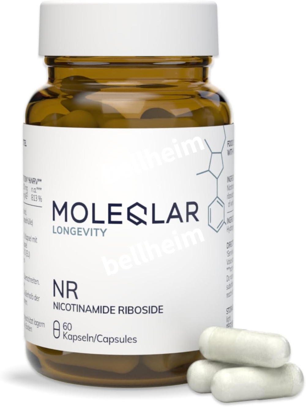 몰레클라 니코틴아미드 리보사이드 300mg 60캡슐 300mg 60캡슐 - 상품 이미지
