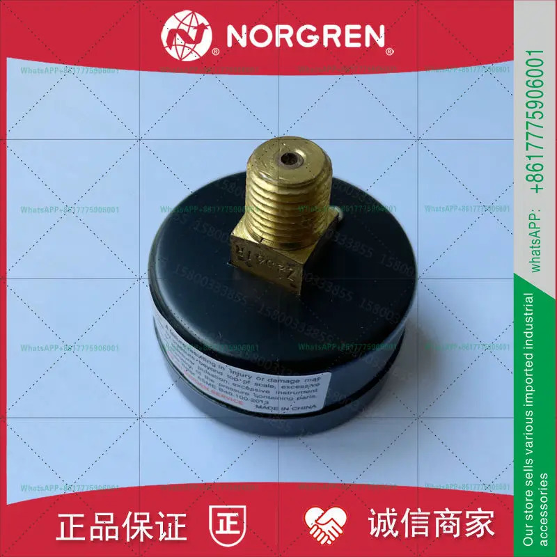 18-015-210 NORGREN 압력 게이지 013/267/209/205 검정 표면 1/4 1/8