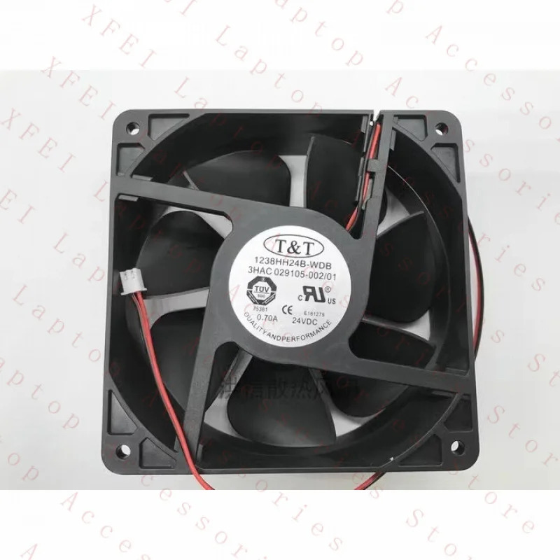 C ABB 팬1238HH24B-WDB 3HAC 029105-002/01 DC24V 0.70A 12038 12CM 2선