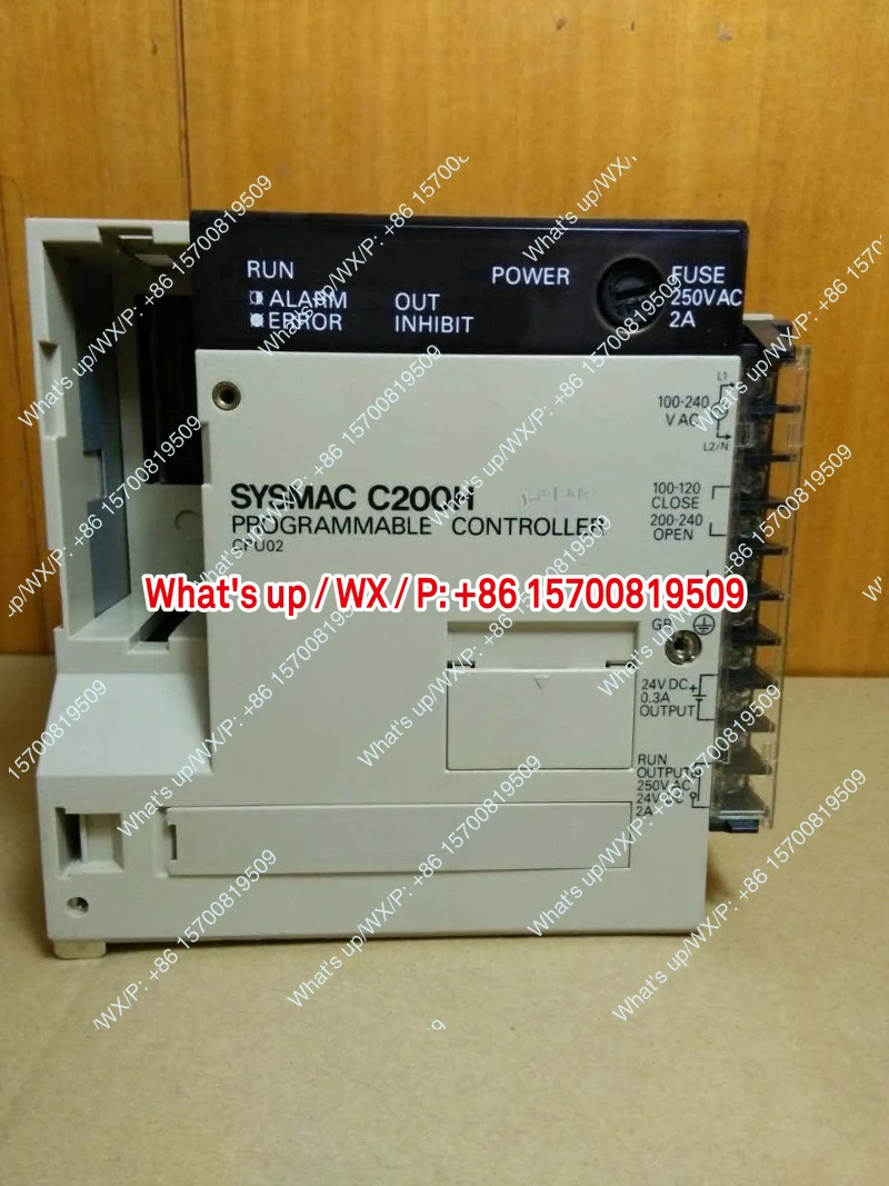 SYSMAC C200H-CPU02 프로그래머블 로직 컨트롤러PLCCPU 유닛은 C200H 시리즈 PLC핵심 모듈