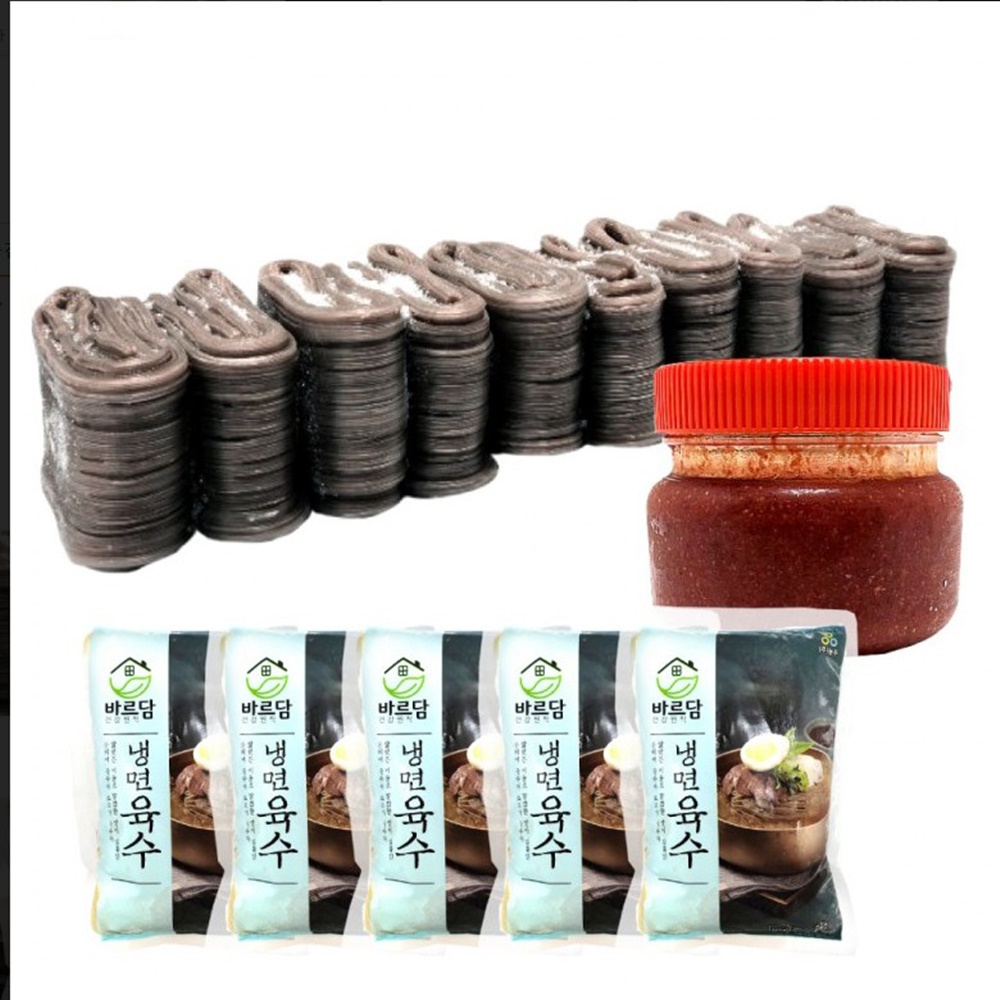 VYF 하남이조 막국수 2kg 냉면육수 비빔장 10인분 - 상품 이미지