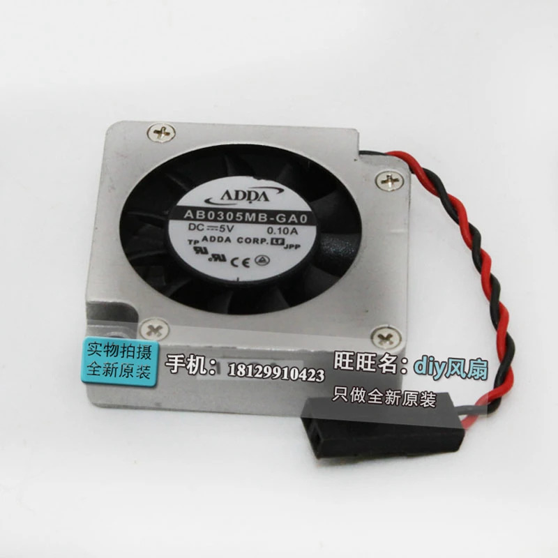 JFG 신형 ADDA AB0305MB-GA0 3010 블로워 5V 0.1A 3CM 냉각팬