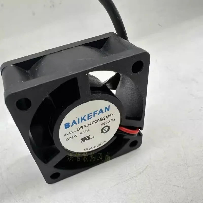C BAIKEFAN 팬DBA04020B24HH DC24V 0.15A 40x20MM 2선 냉각팬