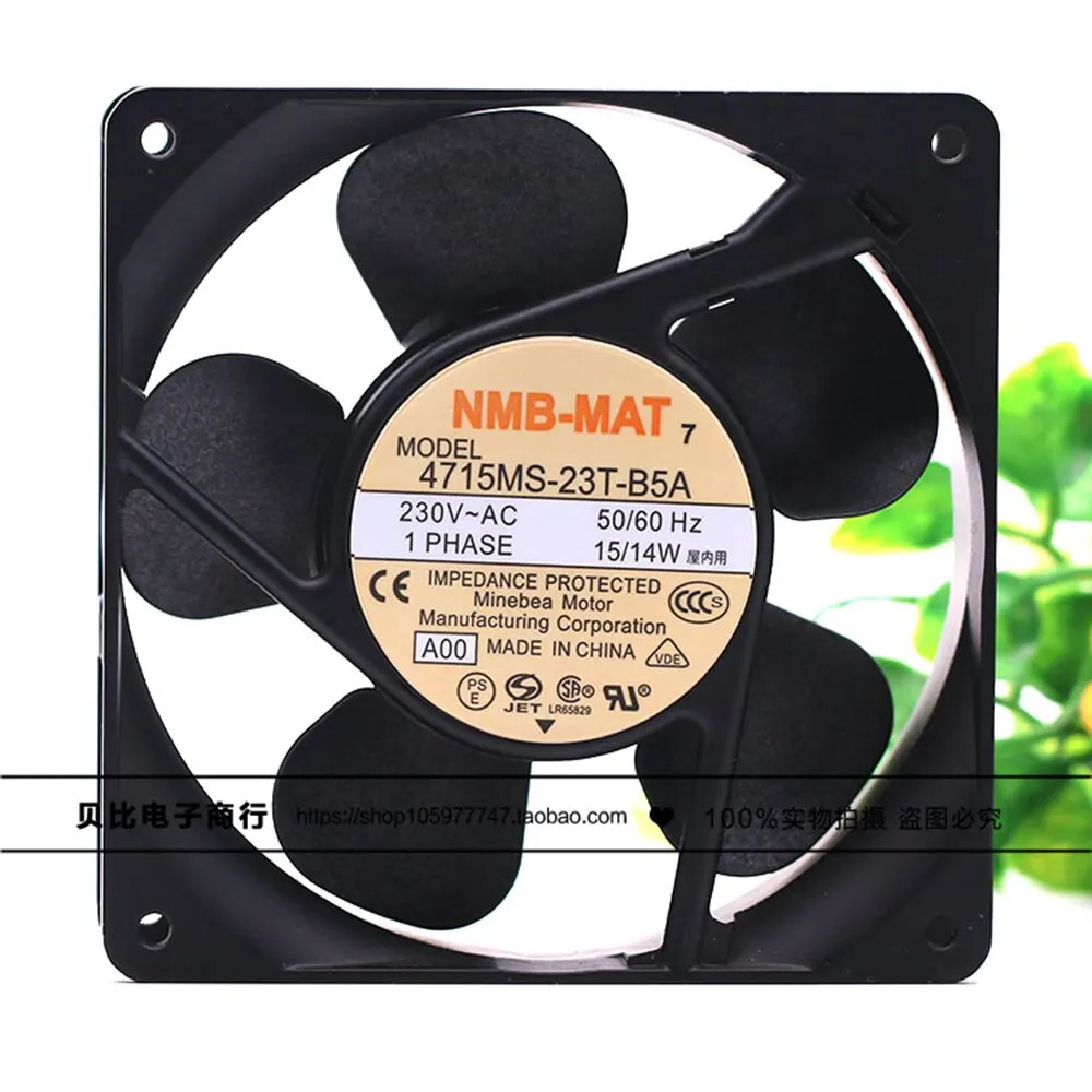 NMB-MAT Minebea 4715MS-23T-B5A D00 12038 230V 12CM 냉각팬