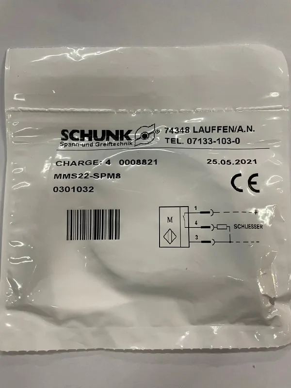 SCHUNK0301032 MMS 22-SPM8-PNP 오리지널 자기 센서 1PCS