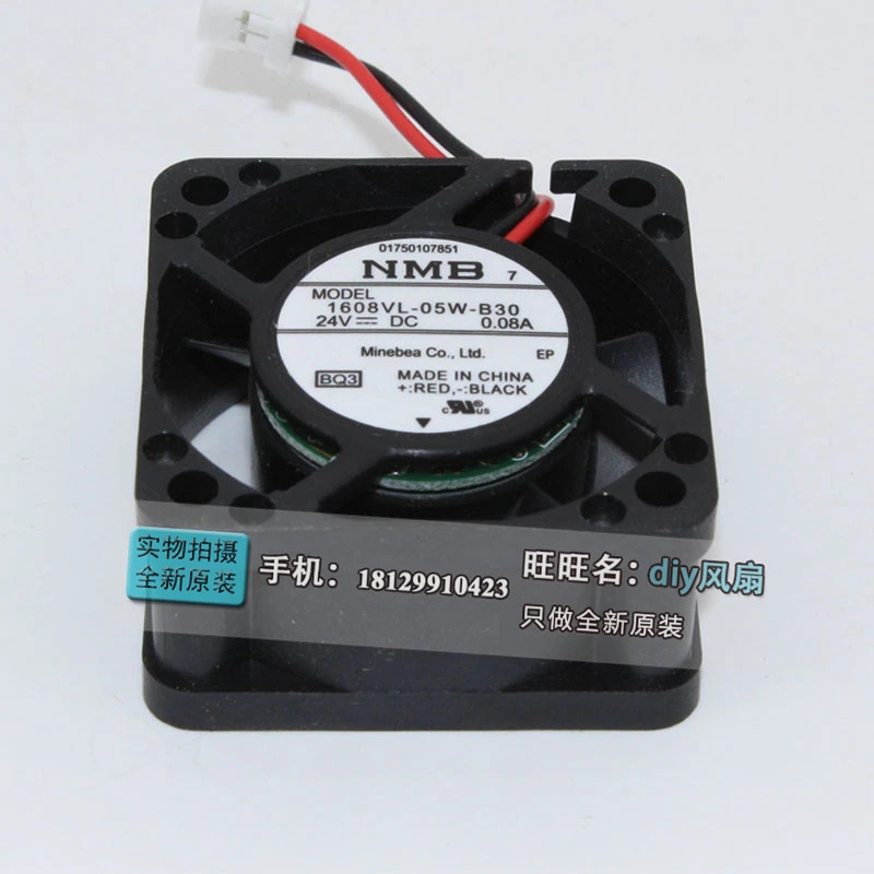 JFG NMB-MAT Minebea 1608VL-05W-B30 4020 24V 이볼 베어링 4CM 냉각팬