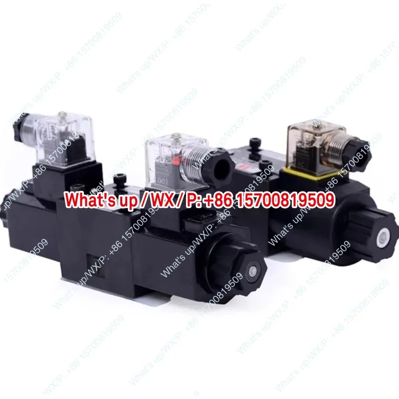 액세서리 모델 DSG-02 오일 연구형 유압 솔레노이드 양방향 역전 밸브 체크 3C2 3C6AC220V DC24V