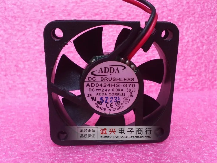 Adda 4010 24v 0.09a ad0424hs-g70 4 팬