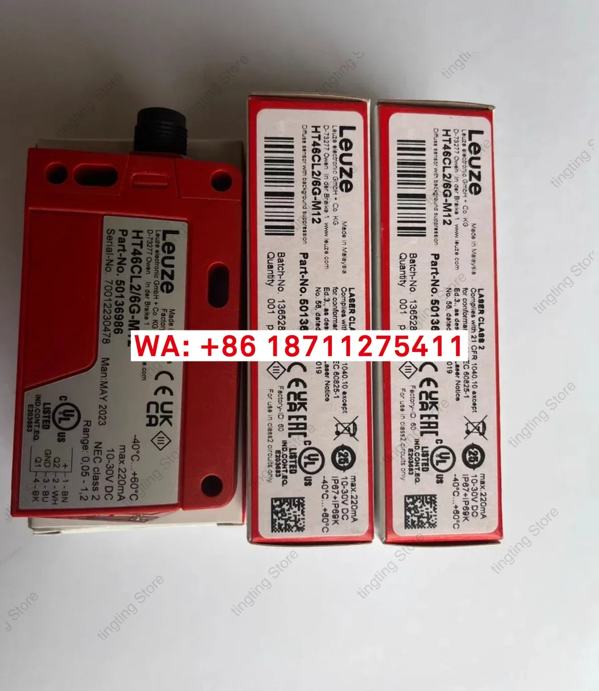 독일 LEUZE 광전센서 HT46CL2/6G-M12 납품 50136986