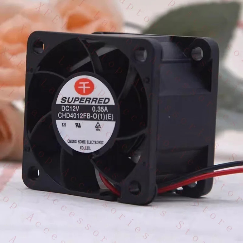 C CHD4012FB-0 DC12V 0.35A 4028 4CM 2선식 냉각팬