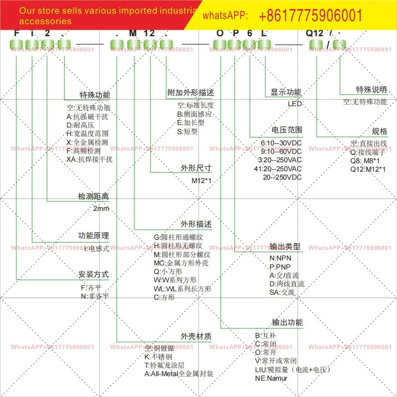 NI4-M12-ON6L 2FI5-M18-OP6L NI15-M30-OD6L NI8ELCO 스위치