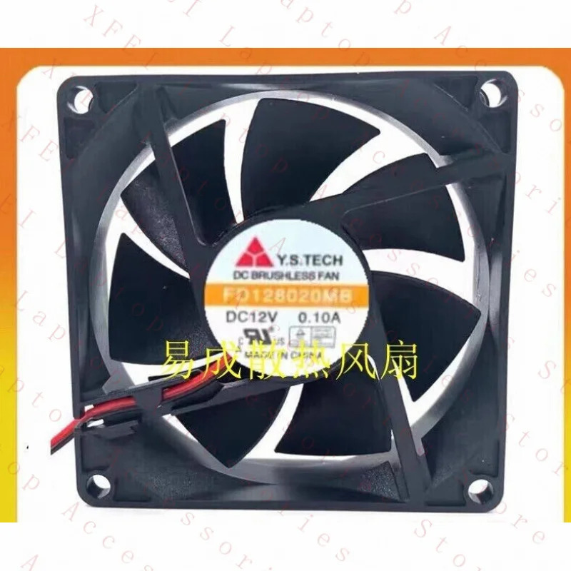 Y.S.TECH FD128020MB DC12V 0.1A 8020 8CM 2선식 냉각팬