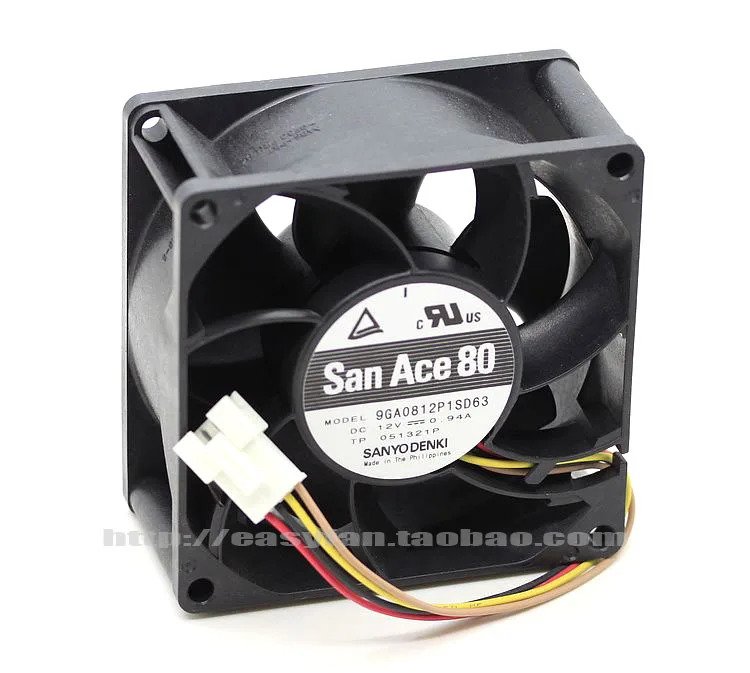 JFG 산요 덴키 산 에이스 8038 12V 0.94A 9GA0812P1SD63 냉각팬