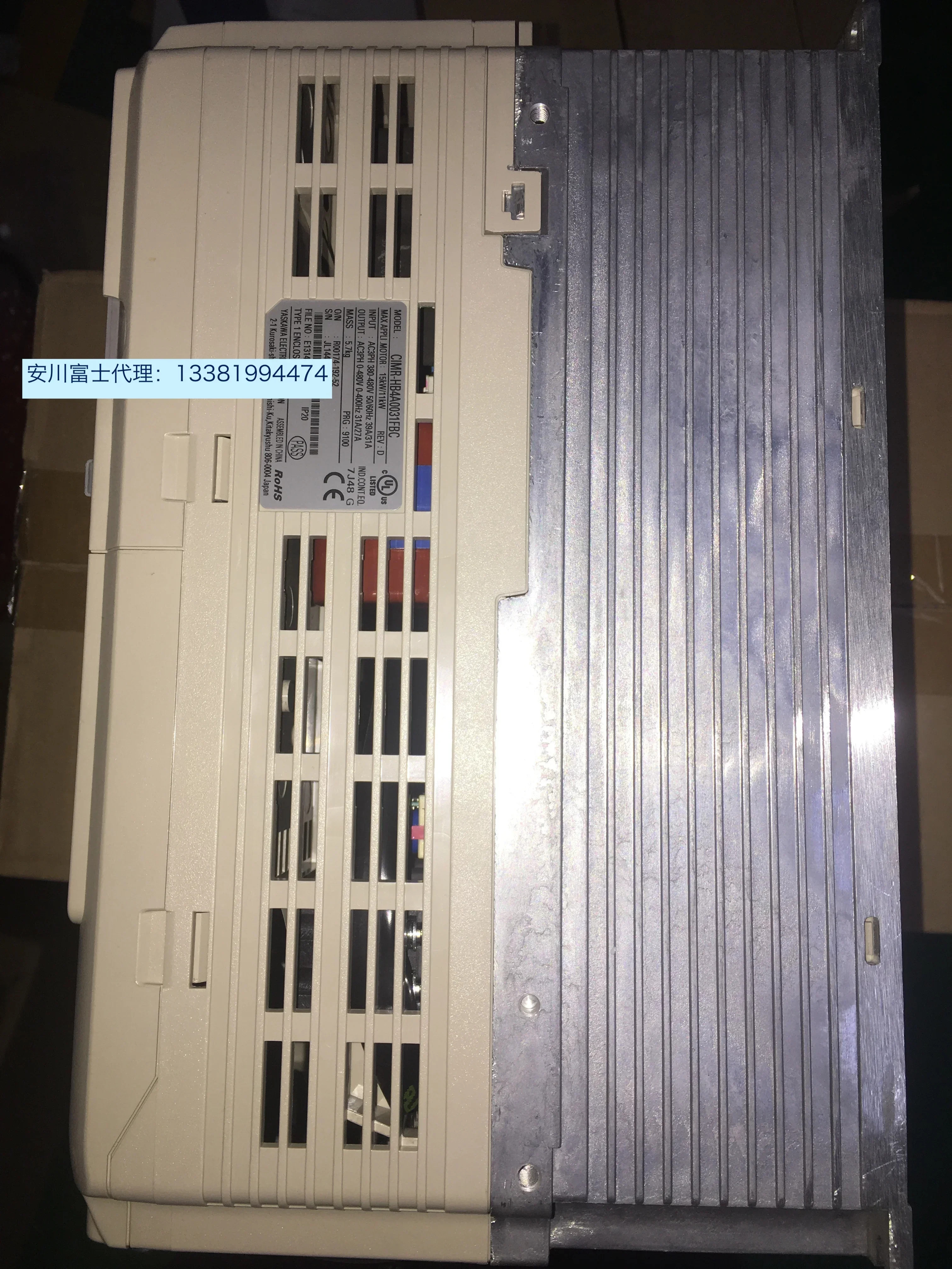 2025.4야스카와 주파수 변환기 H1000 CIMR-HB4A0031FBC/FAA 11KW/15KW 새