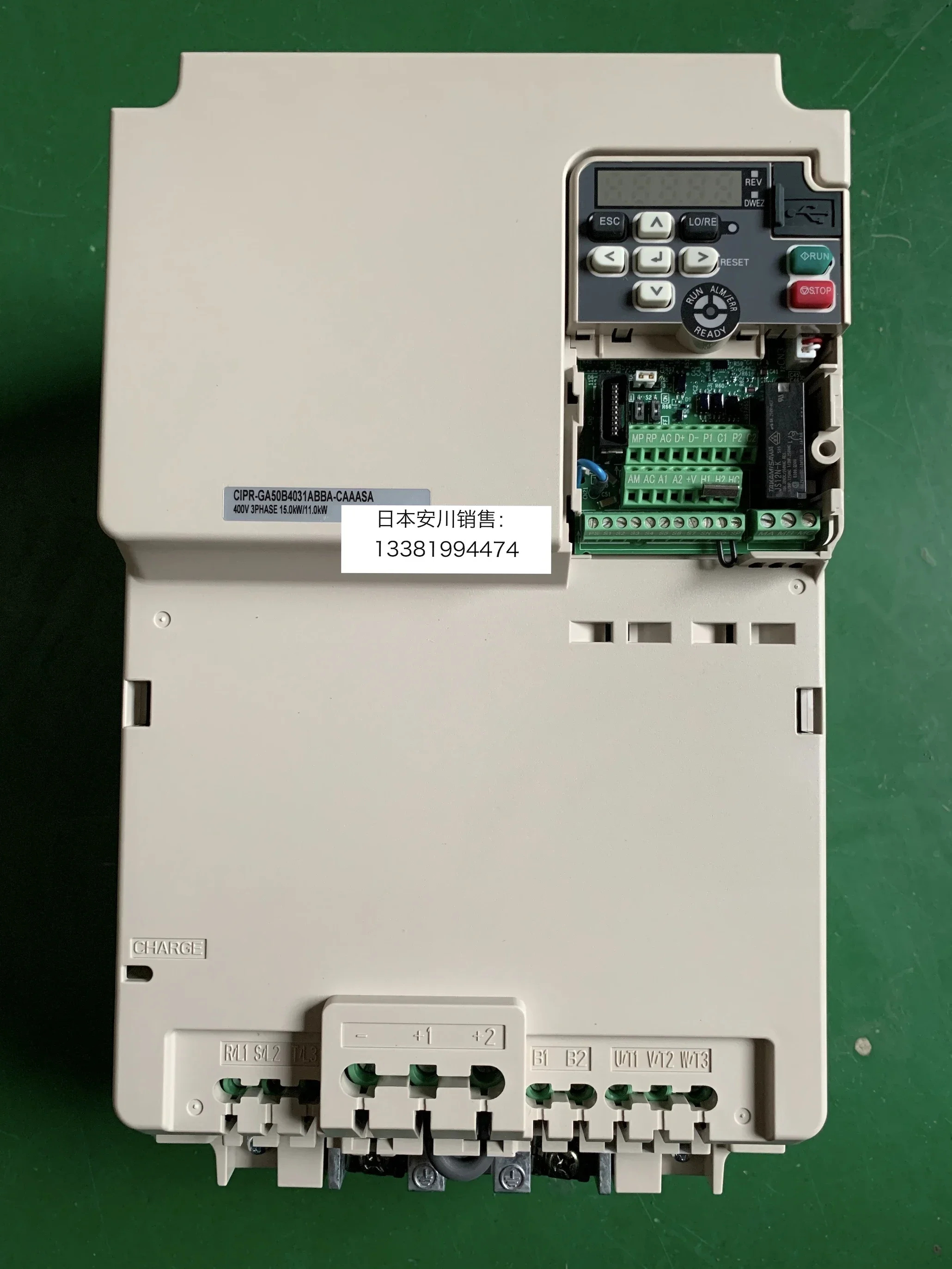 2025.4 일본 야스카와 주파수 변환기 GA500 CIPR-GA50B4031ABBA 15KW/11KW 새