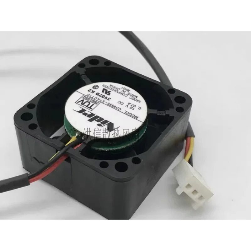 C Nidec 팬4020 C34635-57ACT1F DC12V 0.07A 4CM 3와이어