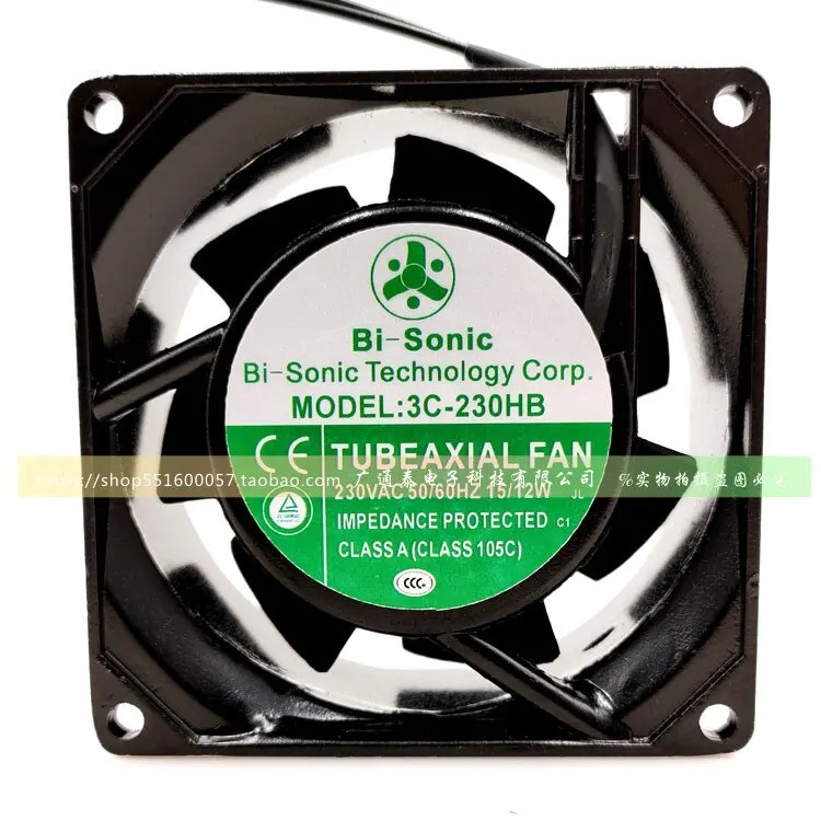 Bi-Sonic Bi-sonic 3C-230hb 8038 230v 15/12W 8cm 축 냉각팬
