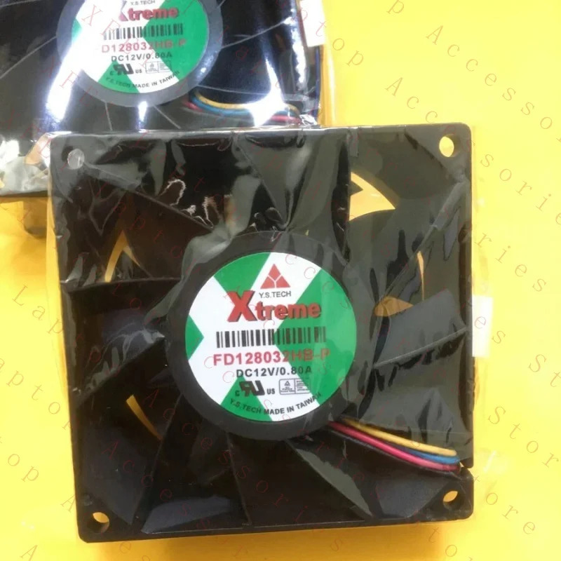 Y.S TECH FD128032HB-P 팬 DC12V 0.80A 8032 4핀 냉각팬