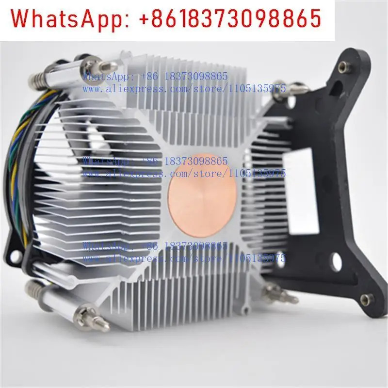 무소음 C 구리 코어 CPU 라디에이터 1150 1151 1200 1700 i3 i5 I7 E3 팬