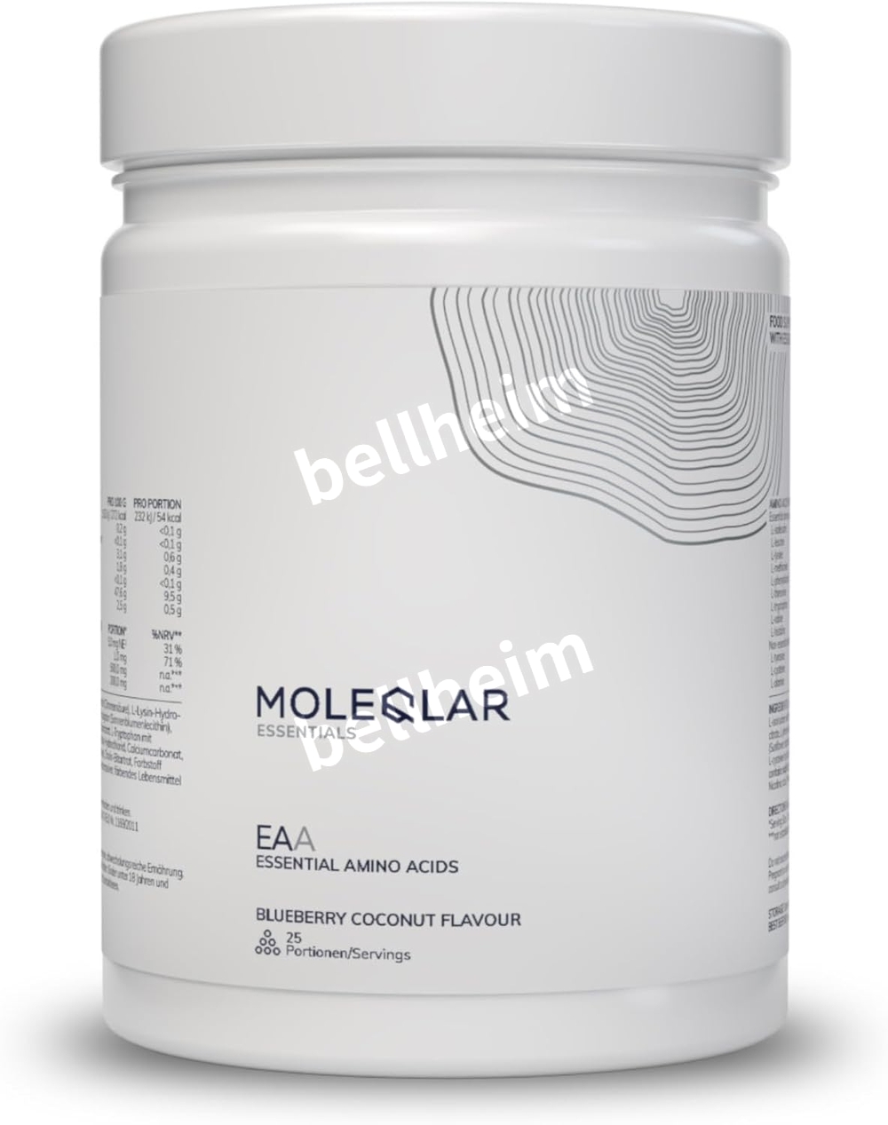 몰레클라 필수 아미노산 EAA 블루베리 코코넛맛 500g - 상품 이미지
