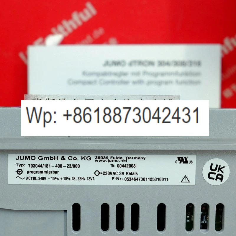 JUMO 00442008 쿠마오 신형 온도조절기 703044/181 - 400-23/000 dTRON 304
