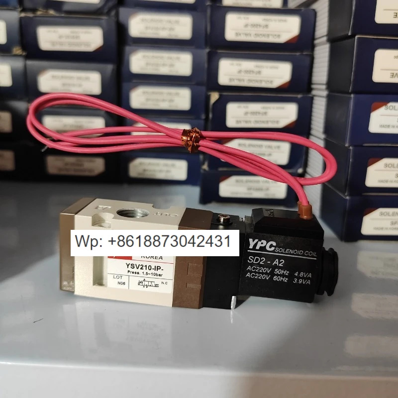 오리지널 YPC 솔레노이드 밸브 YSV210-D-P 전압 DC24V AC220V