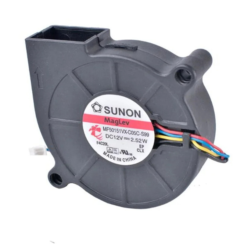 JFG ForSUNON MF50151VX-C05C-S99 5cm 5015 12V 2.52W 4선식 프로젝터 블로워 팬