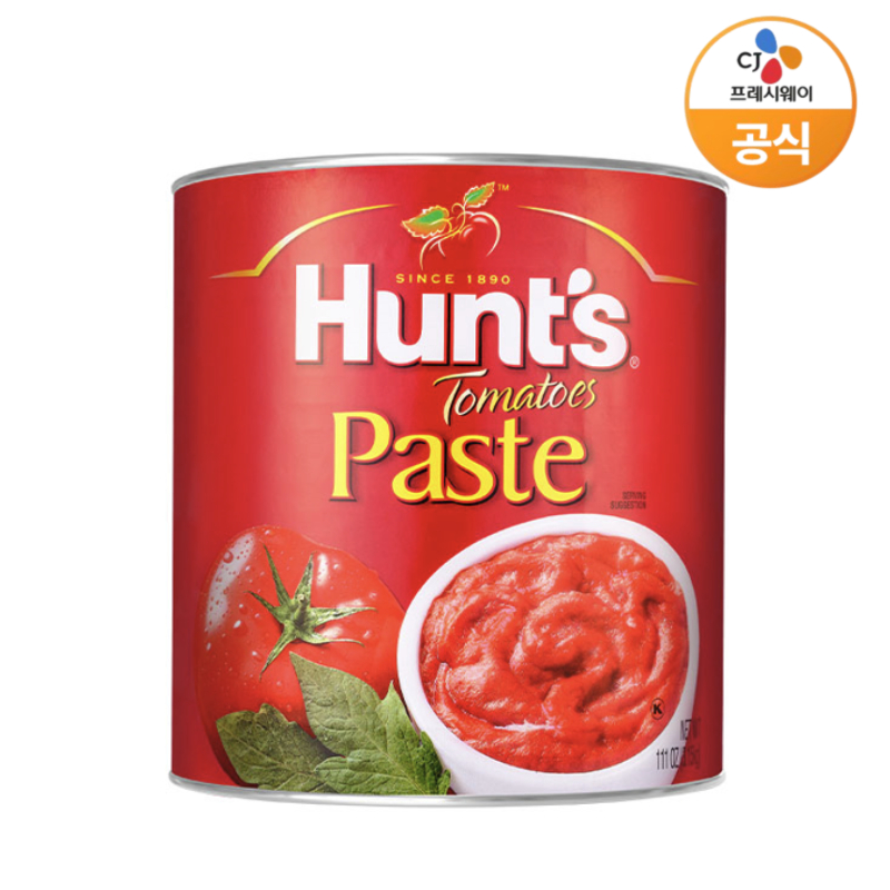 [직수입] 헌트 토마토 페이스트 업소용 대용량 3.15kg, 1개 - 상품 이미지