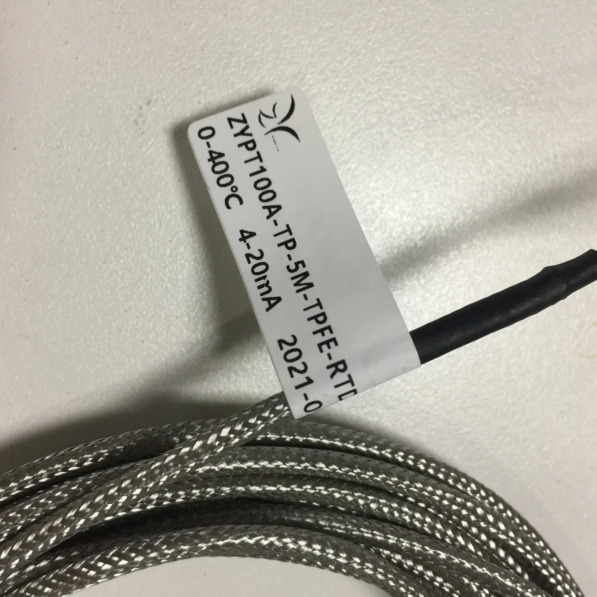 ZYSNSOR 금속 SMD 온도 센서 0-400  ZYPT100A-TP-5M-RTD01