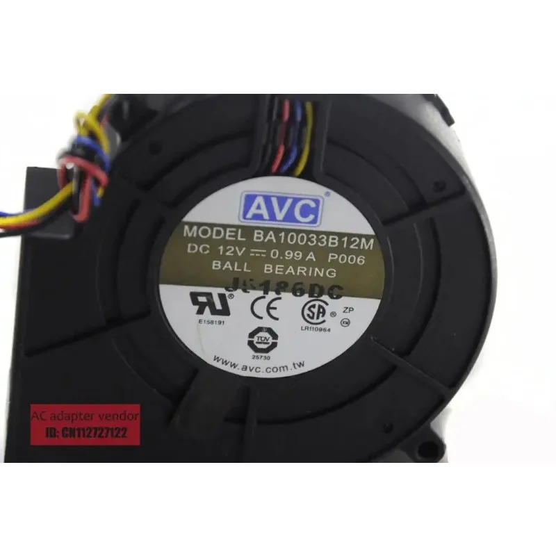 JFG C 9733 12V 0.99A BA10033B12M 4선 PWM 팬 홀 100MM