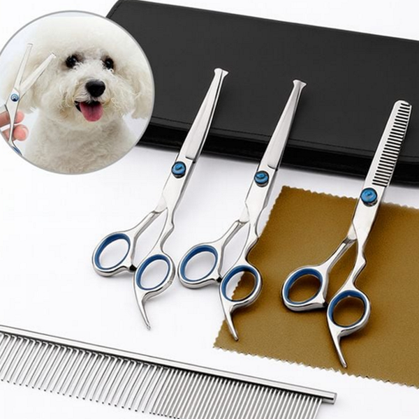 고양이 강아지 미용 가위 애묘 반려동물 미용 가위 반려견 커브 - 상품 이미지