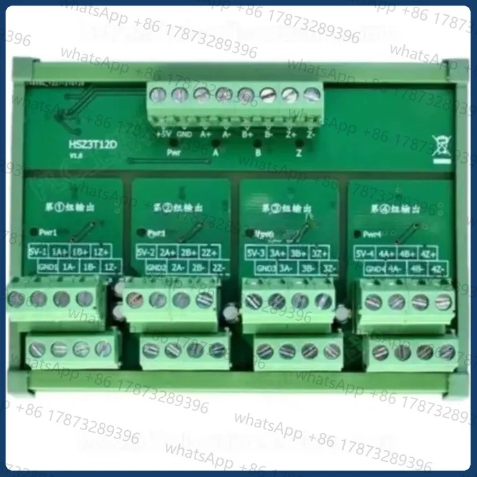 ABZ TTL/RS422 절연 차동 신호 분배기 모듈 1대2/3/4 펄스 분배 보드 엔코더 격금자용