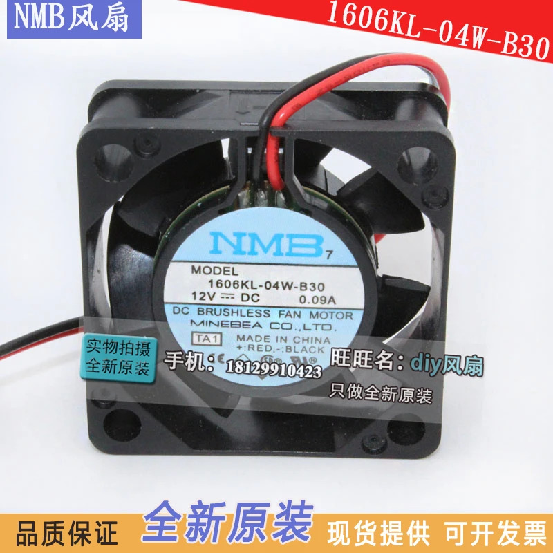 JFG NMB-MAT Minebea 1606KL-04W-B30 4015 12V 24V 4CM 주파수 변환기 냉각팬