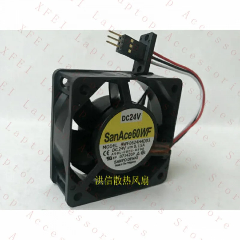 C SAN ACE60WF 6025 9WF0624H4D03 DC24V 0.15A A90L-0001-0508용