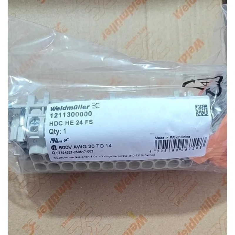 Weidmller 오리지널 헤비듀티 HDC HE 24 FS 1211300000 2개