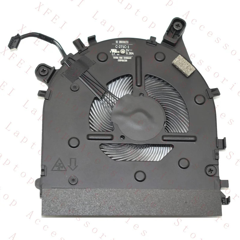 C CPU 냉각팬 DC5V 0.38A ThinkPad E14 E15 Gen 2 20TA 20TB 20TD 20TE용
