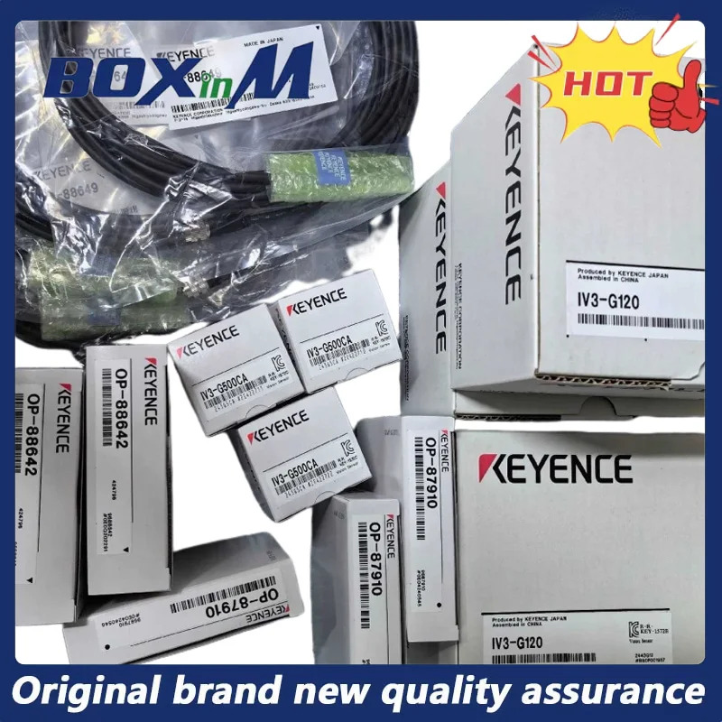 원본 KEYENCE IV3-G500CA IV3-G120 IV3-CP50 OP-87443 OP-87910 OP-88642 OP-88649 OP-87457 OP-88836 OP-8
