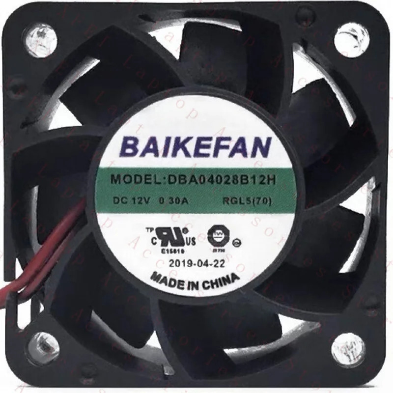 C DBA04028B12H DC12V 0.30A 4CM 듀얼 볼 냉각팬