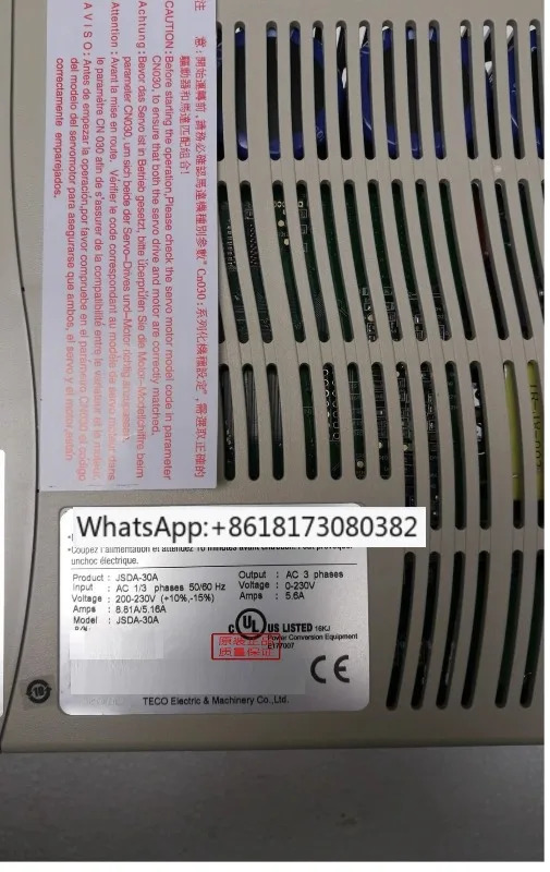 포장 서보 드라이브 TSTA20C JSDA20A